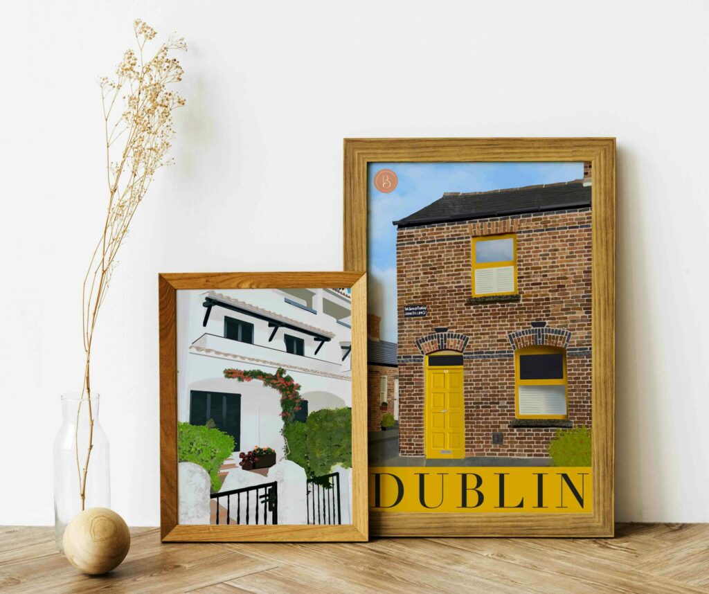 Illustration - graphisme Dublin et espagne