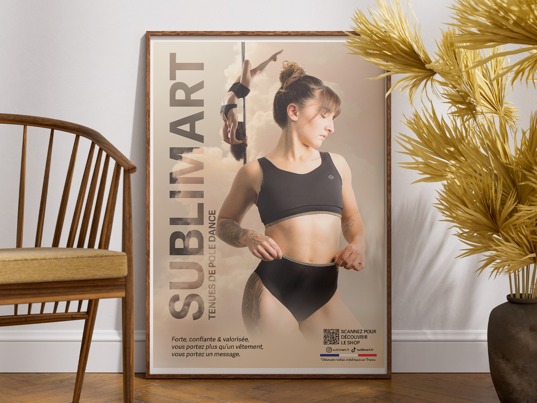 Sublimart flyer vêtement pole de dance